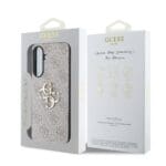 Guess PU 4G Metal Logo Pink Samsung Galaxy A56 5G Tok