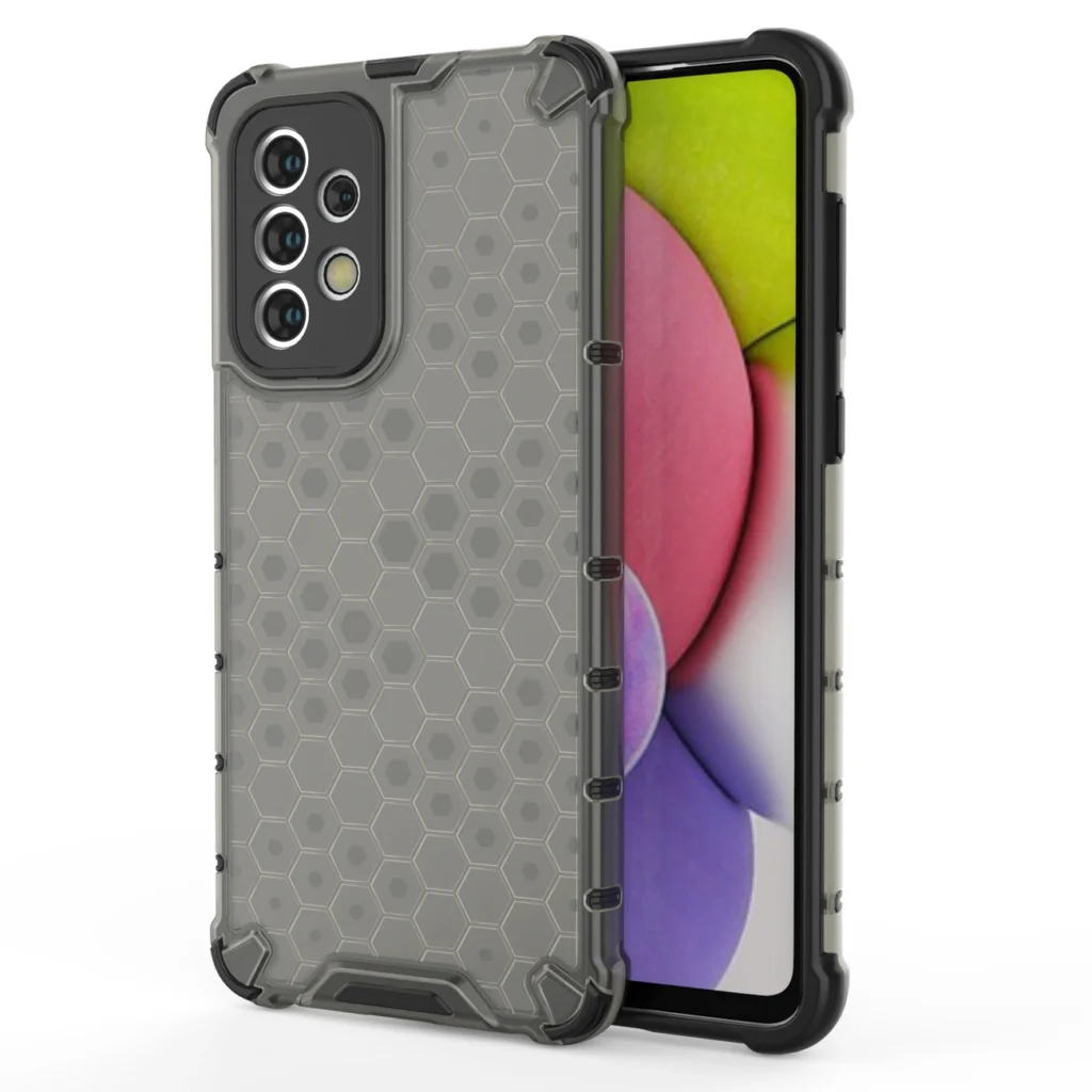 Honeycomb Armored Cover With A Gel Frame Black Samsung Galaxy A33 5G Tok