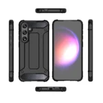 Hybrid Armor Armored Hybrid Black Samsung Galaxy S24 Fe Tok