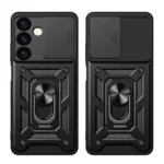 Hybrid Armor Camshield Armored With Camera Cover Black Samsung Galaxy S24 Plus Tok