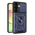 Hybrid Armor Camshield Armored With Camera Cover Blue Samsung Galaxy A35 5G Tok