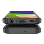 Hybrid Armor Tough Rugged Cover Silver Samsung Galaxy A22 4G Tok