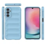 Magic Shield Flexible Armored Cover Light Blue Samsung Galaxy A24 Tok