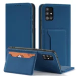 Magnet Card Pouch Wallet Card Holder Blue Samsung Galaxy A13 5G Tok