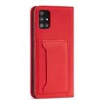 Magnet Card Pouch Wallet Card Holder Red Samsung Galaxy A13 5G Tok