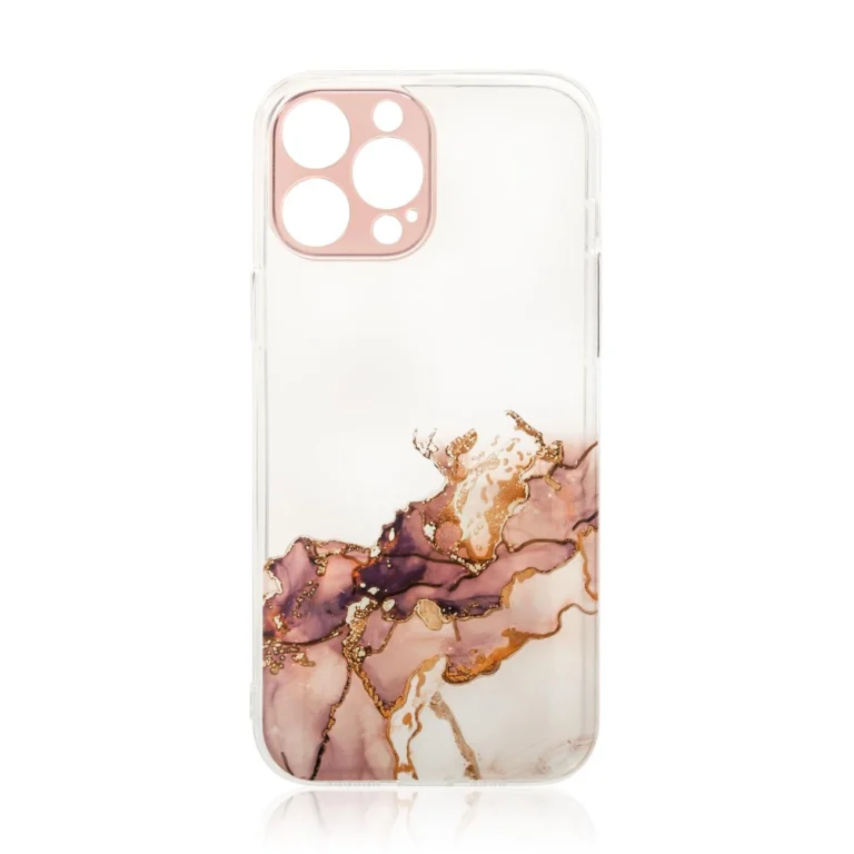 Marble Cover Gel Cover Marble Brown Samsung Galaxy A12 Tok