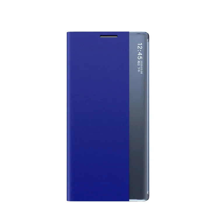 New Sleep View With Flap And Stand Blue Samsung Galaxy A35 5G Tok