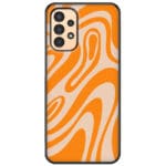 Orange Waves Samsung Galaxy A13 5G Tok