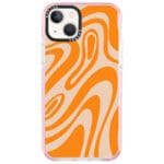 Orange Waves iPhone 14 Plus Tok
