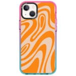 Orange Waves iPhone 14 Plus Tok