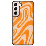 Orange Waves Samsung Galaxy S22 Tok