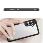 Outer Space Cover With Flexible Frame Black Samsung Galaxy A36 5G Tok