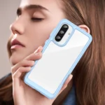 Outer Space Cover With Flexible Frame Blue Samsung Galaxy A26 5G Tok
