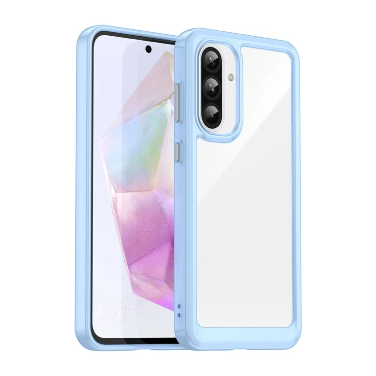Outer Space Cover With Flexible Frame Blue Samsung Galaxy A26 5G Tok