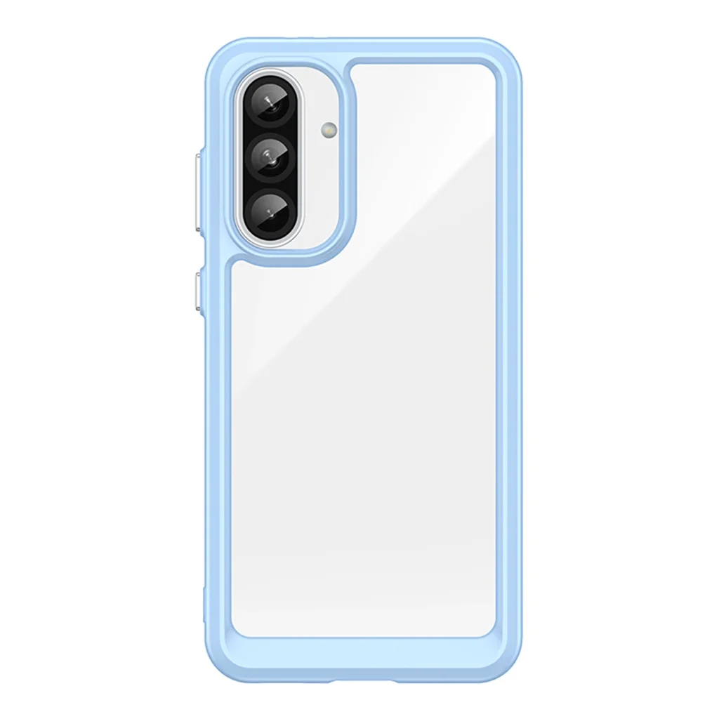 Outer Space Cover With Flexible Frame Blue Samsung Galaxy A36 5G Tok