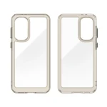 Outer Space Cover With Flexible Frame Semi-Transparent, Black Samsung Galaxy A36 5G Tok