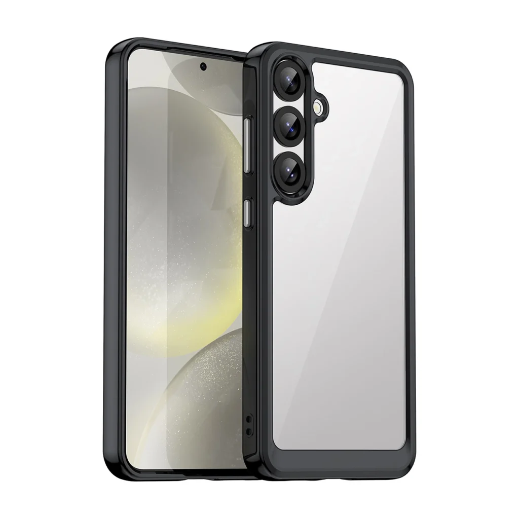 Outer Space With Gel Frame Black Samsung Galaxy S25 Plus Tok