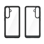 Outer Space With Gel Frame Black Samsung Galaxy S25 Tok