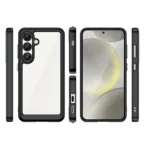 Outer Space With Gel Frame Black Samsung Galaxy S25 Tok