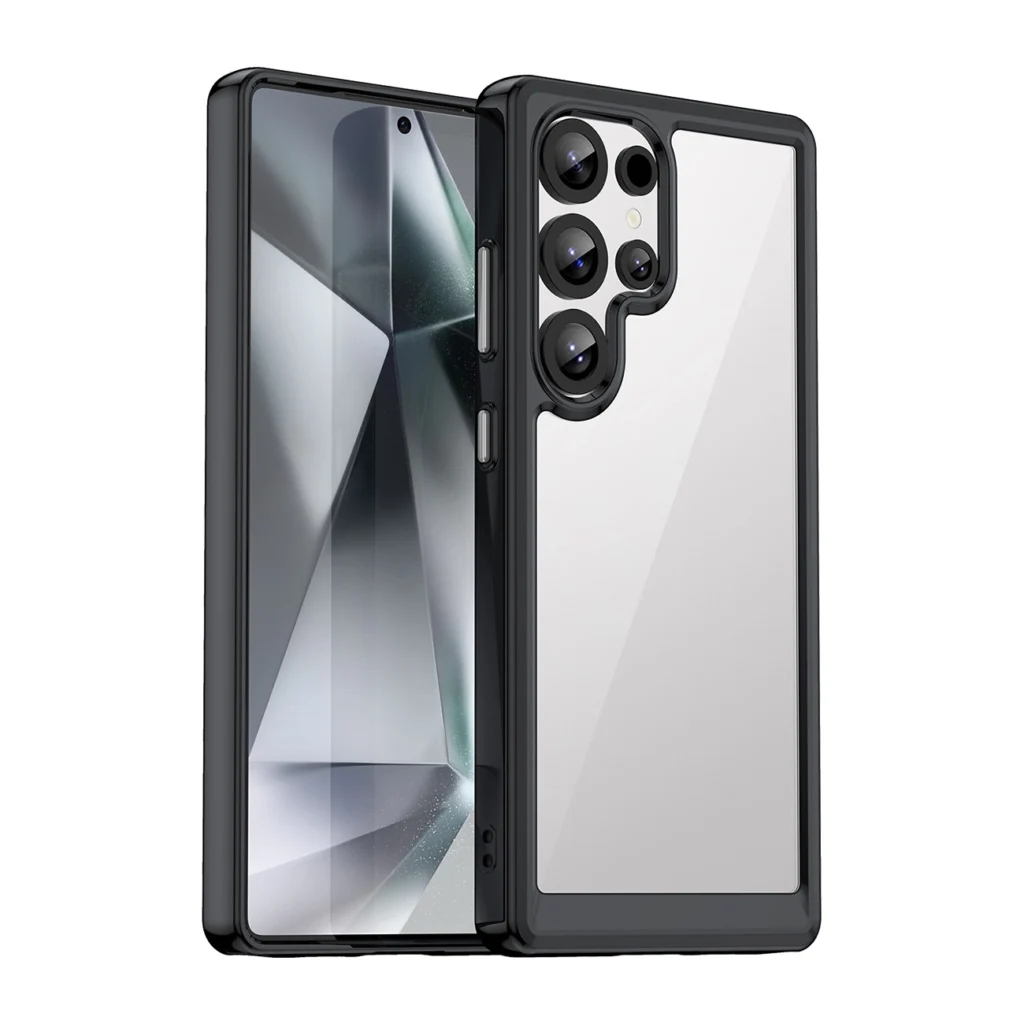 Outer Space With Gel Frame Black Samsung Galaxy S25 Ultra Tok