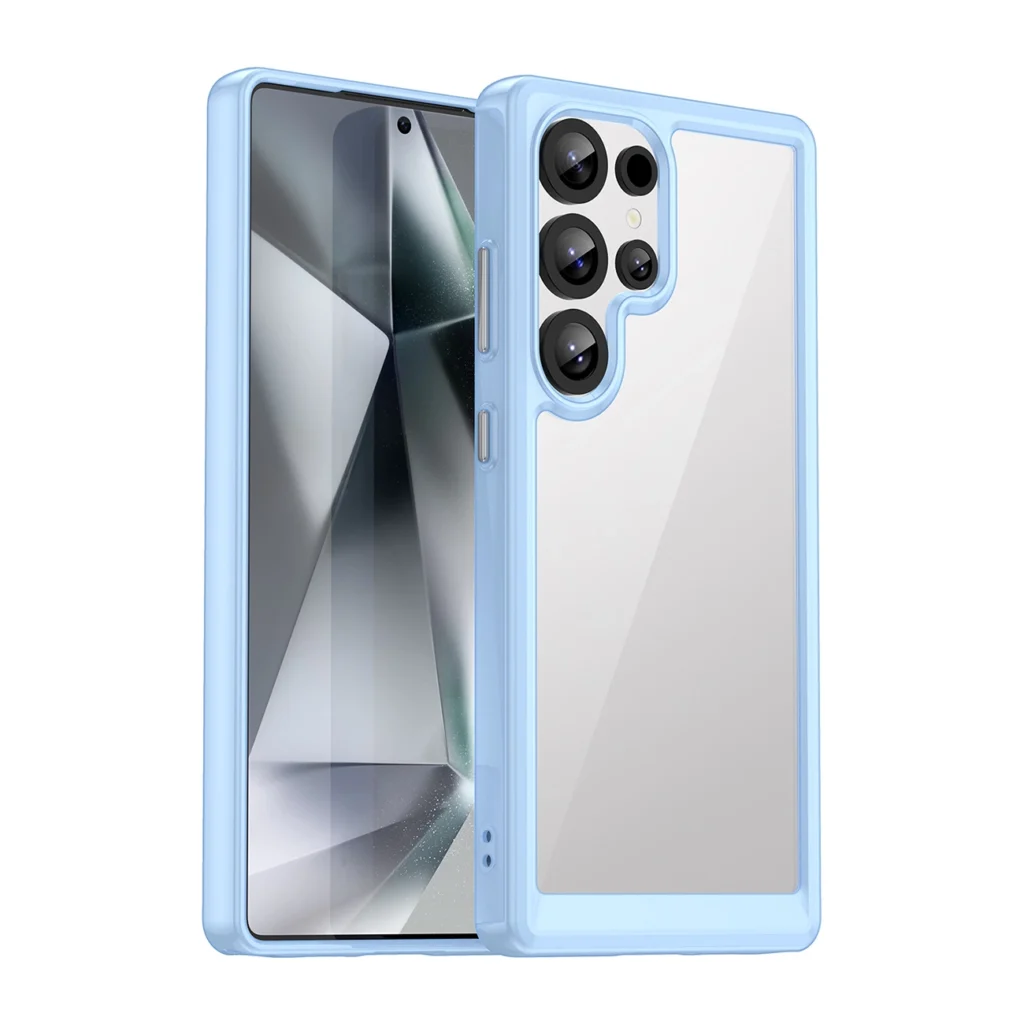 Outer Space With Gel Frame Blue Samsung Galaxy S25 Ultra Tok