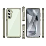 Outer Space With Gel Frame Clear Black Samsung Galaxy S24 Fe Tok