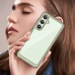 Outer Space With Gel Frame Clear Black Samsung Galaxy S24 Fe Tok