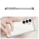 Outer Space With Gel Frame Clear Black Samsung Galaxy S25 Tok