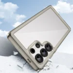 Outer Space With Gel Frame Clear Black Samsung Galaxy S25 Ultra Tok