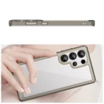 Outer Space With Gel Frame Clear Black Samsung Galaxy S25 Ultra Tok