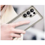 Outer Space With Gel Frame Clear Black Samsung Galaxy S25 Ultra Tok