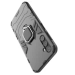 Ring Armor Armored Cover Magnetic Holder Ring Black Samsung Galaxy A24 Tok