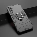 Ring Armor Armored Cover Magnetic Holder Ring Black Samsung Galaxy A24 Tok