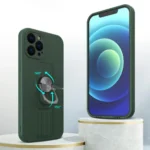 Ring Silicone With Finger Grip And Stand Dark Blue Samsung Galaxy A32 4G Tok