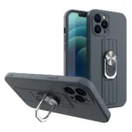 Ring Silicone With Finger Grip And Stand Dark Blue Samsung Galaxy A32 4G Tok