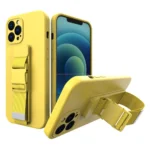 Rope Gel With A Lanyard Chain Bag Lanyard Yellow Samsung Galaxy A32 5G Tok