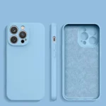 Silicone Silicone Cover Light Blue Samsung Galaxy A14 5G/4G Tok