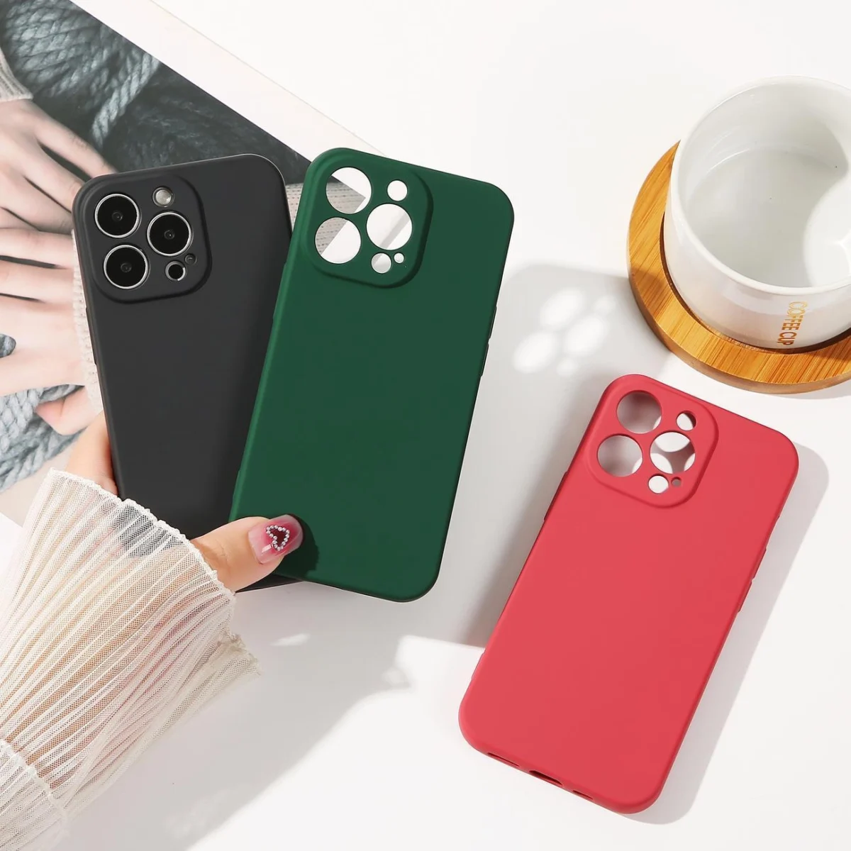 Silicone Silicone Green Samsung Galaxy A14 5G/4G Tok