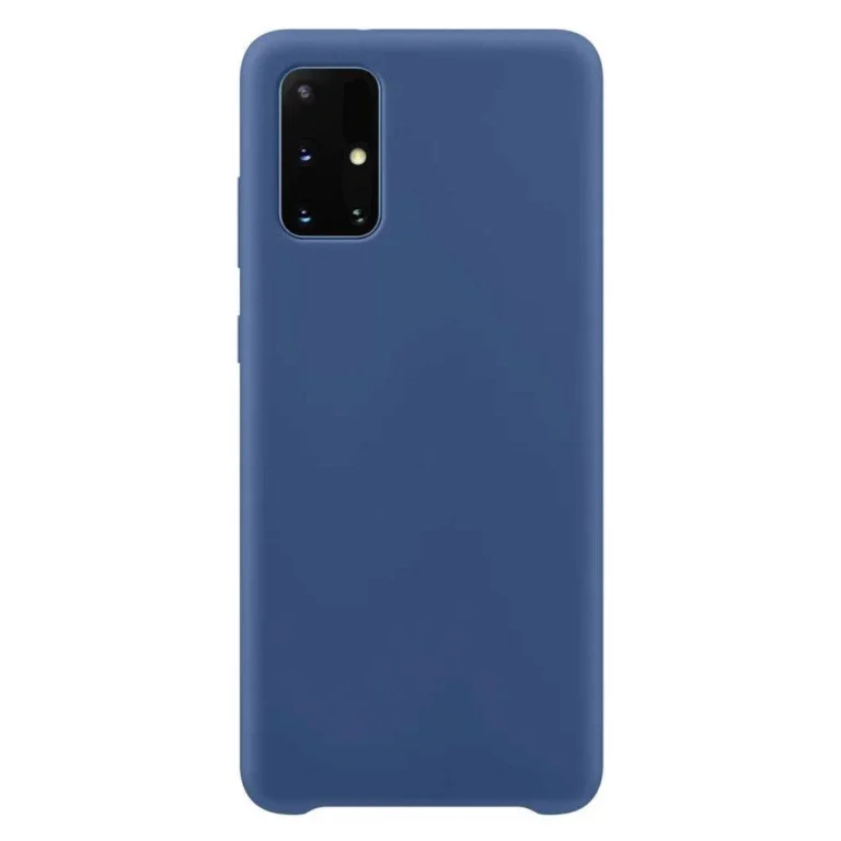 Silicone Soft Flexible Rubber Cover Dark Blue Samsung Galaxy A72 Tok