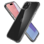Spigen Crystal Hybrid Clear iPhone 15 Plus Tok