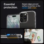 Spigen Crystal Hybrid Clear iPhone 15 Pro Tok