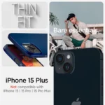 Spigen Thin Fit Blue iPhone 15 Plus Tok