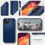 Spigen Thin Fit Blue iPhone 15 Plus Tok