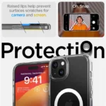 Spigen Ultra Hybrid S MagSafe, Crystal Clear iPhone 15 Plus Tok