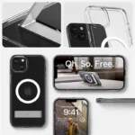 Spigen Ultra Hybrid S MagSafe, Crystal Clear iPhone 15 Plus Tok