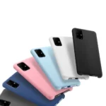 Spring Clear TPU Gel Protective Cover With Colorful Frame Black Samsung Galaxy A72 Tok