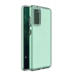 Spring Clear TPU Gel Protective Cover With Colorful Frame Mint Samsung Galaxy A72 Tok