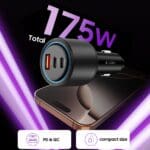 Tech-Protect Cc04 3-Port Car Charger Pd175W Black