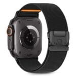Tech-Protect Nylon Clasp Apple Watch SE/11/10/9/8/7/6/5/4/3/Ultra 1/2/3 (44/45/46/49mm) Black