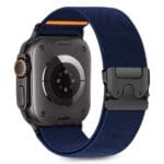 Tech-Protect Nylon Clasp Apple Watch SE/11/10/9/8/7/6/5/4/3/Ultra 1/2/3 (44/45/46/49mm) Navy